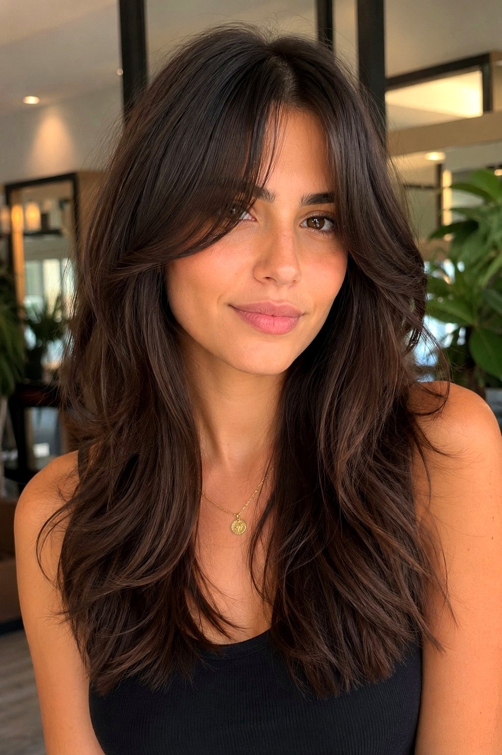 Modern Curtain Bangs Trend - 20 Hair Style Ideas
