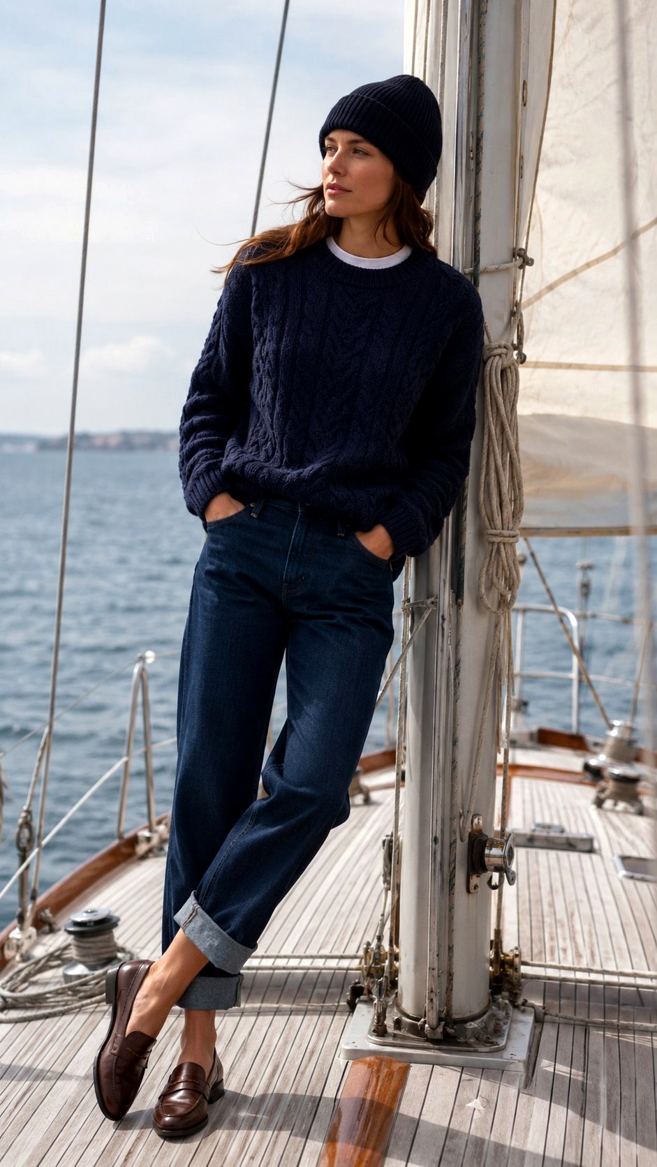 Nautical Knit Sweater - 20 Sailing Outfit Ideas