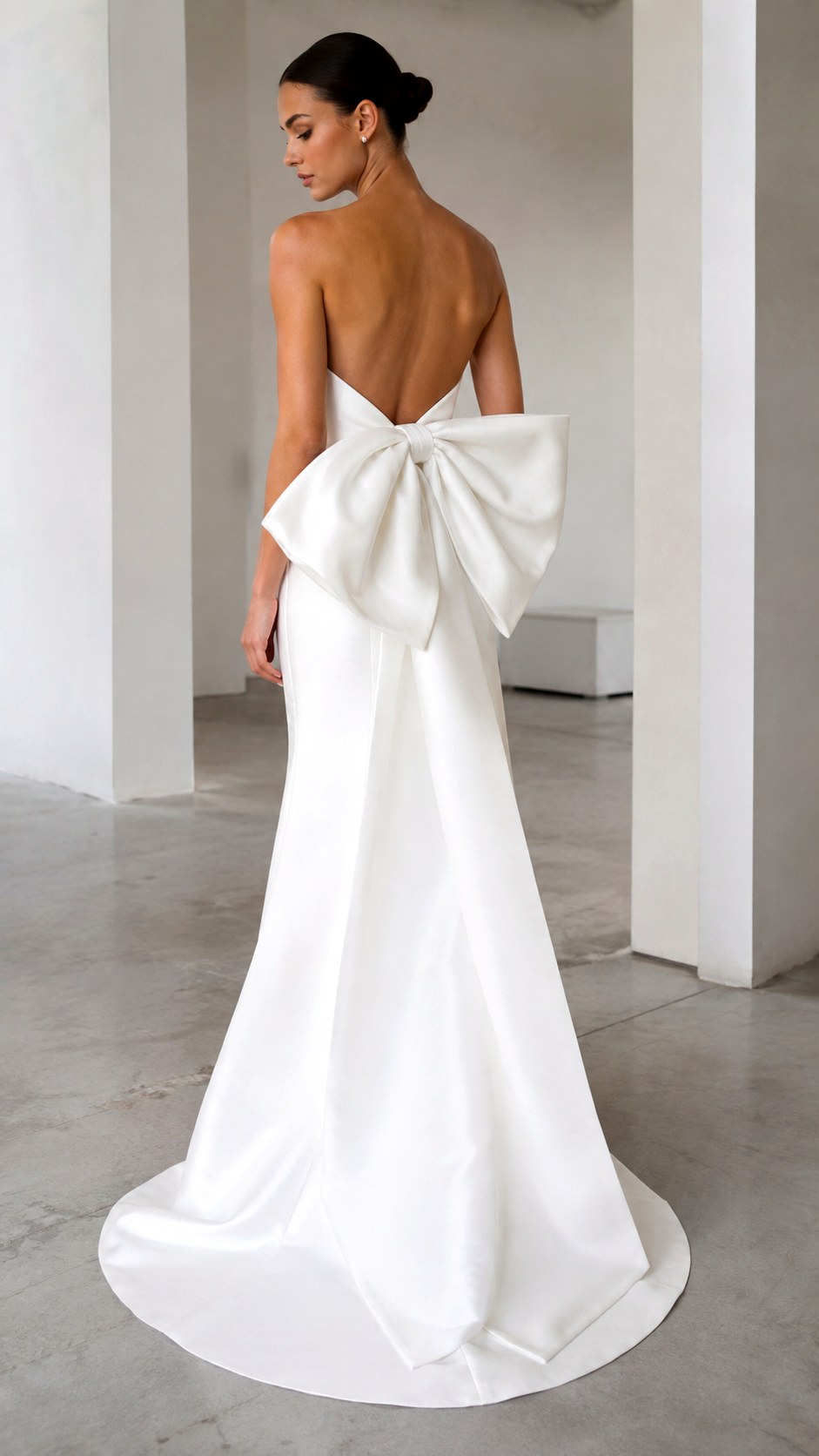 Oversized Bow Bridal Details - 22 Dream Wedding Dresses Ideas