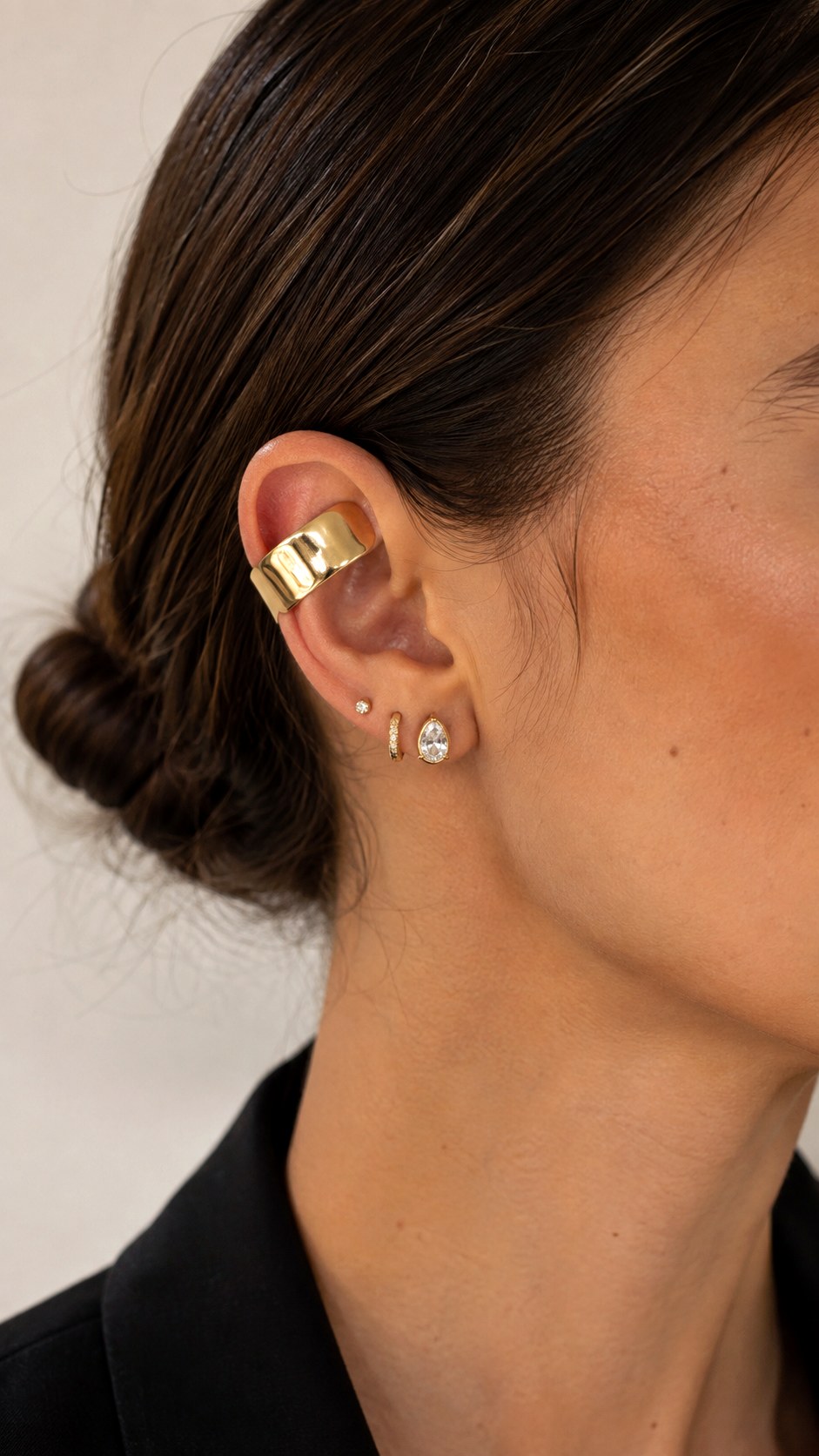 Oversized Gold Ear Cuffs - 23 gold jewelry ideas