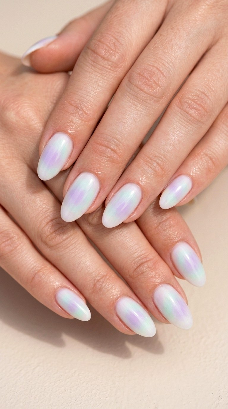 Pastel Aura Gradient Design - 23 Trendy Nail Designs