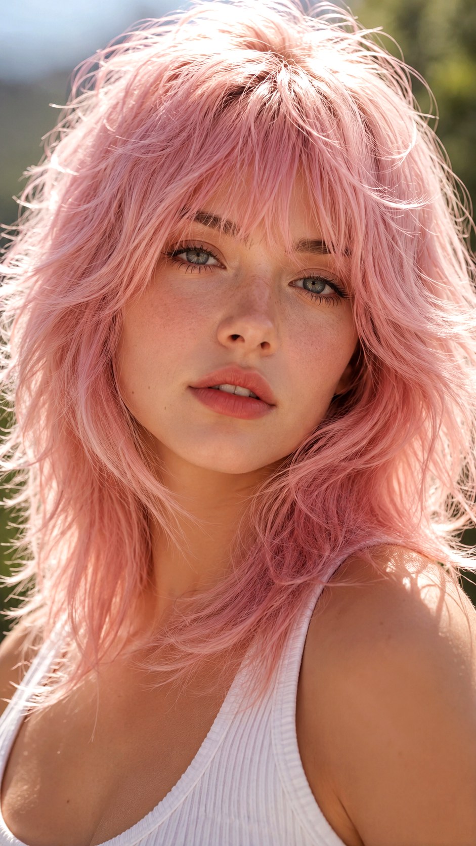 Pastel Pink Soft Wolf Cut - 24 soft wolf cut hairstyle ideas