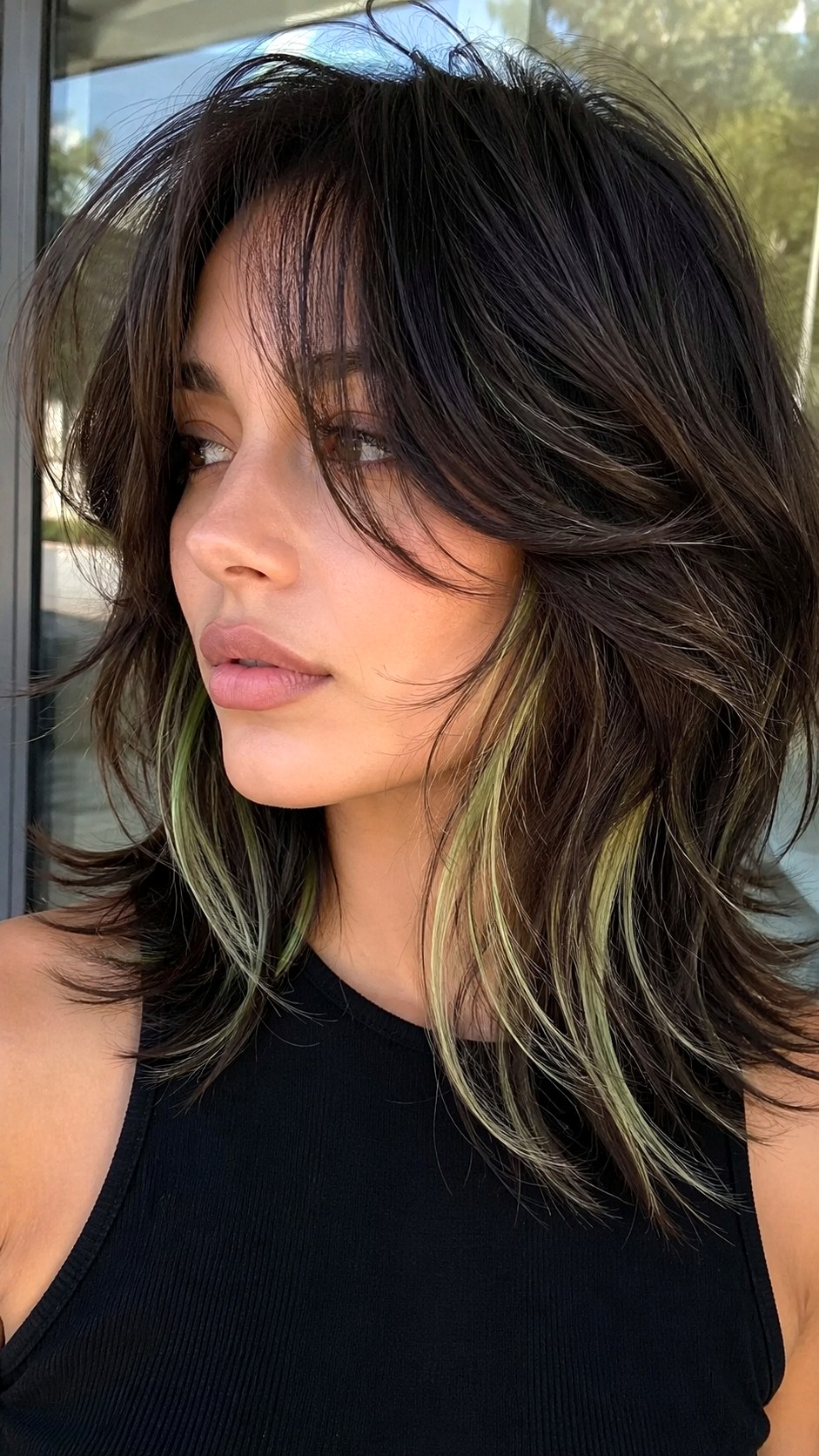Peekaboo Highlights Soft Wolf Cut - 24 soft wolf cut hairstyle ideas