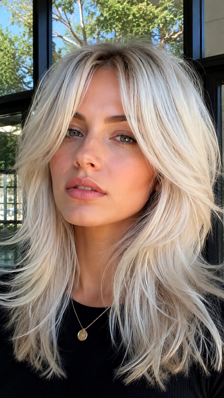 Platinum Blonde Soft Wolf Cut - 24 soft wolf cut hairstyle ideas