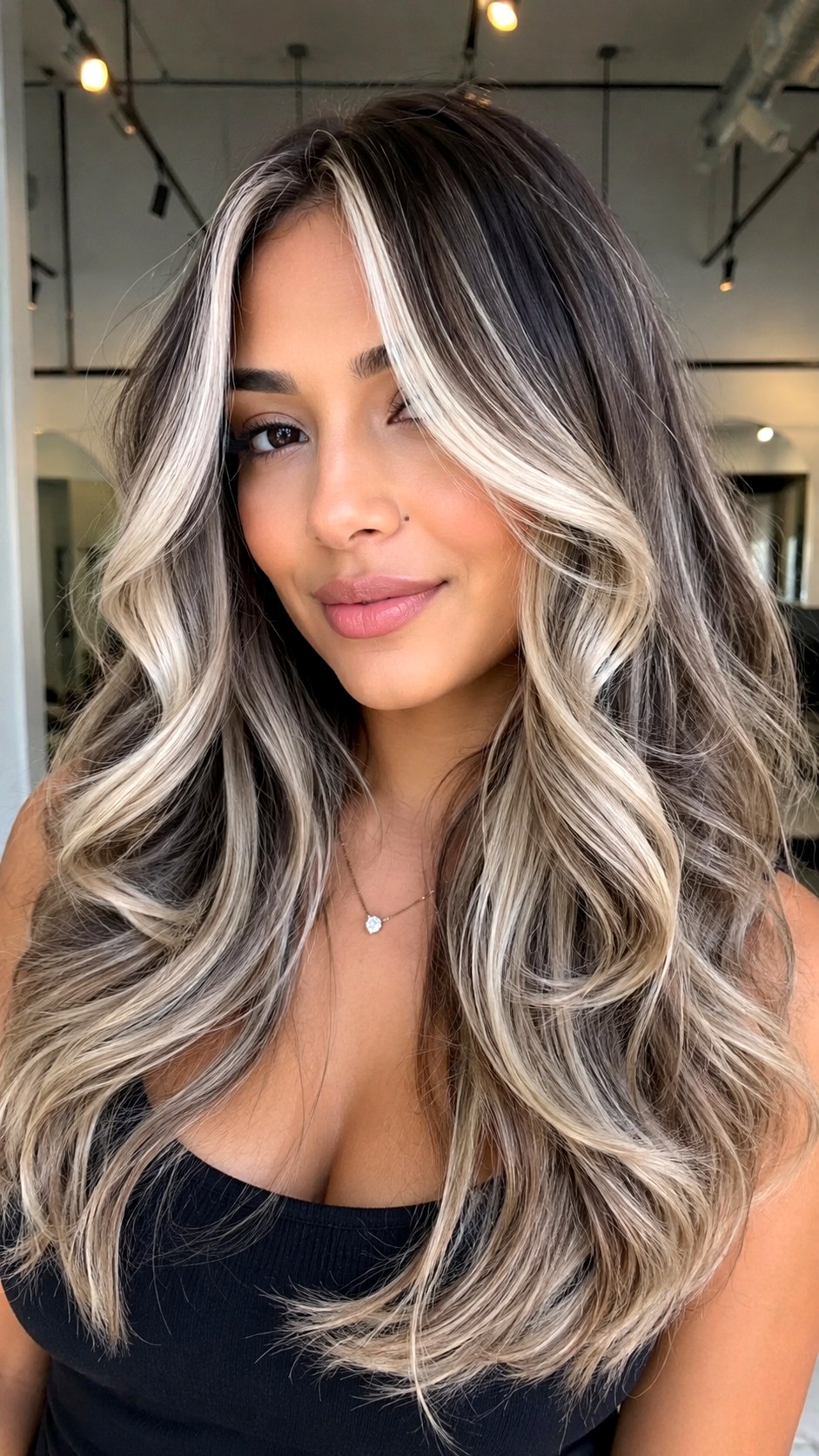 Platinum Hair Highlights For Crisp Bright Contrast - 23 Hair Color Ideas