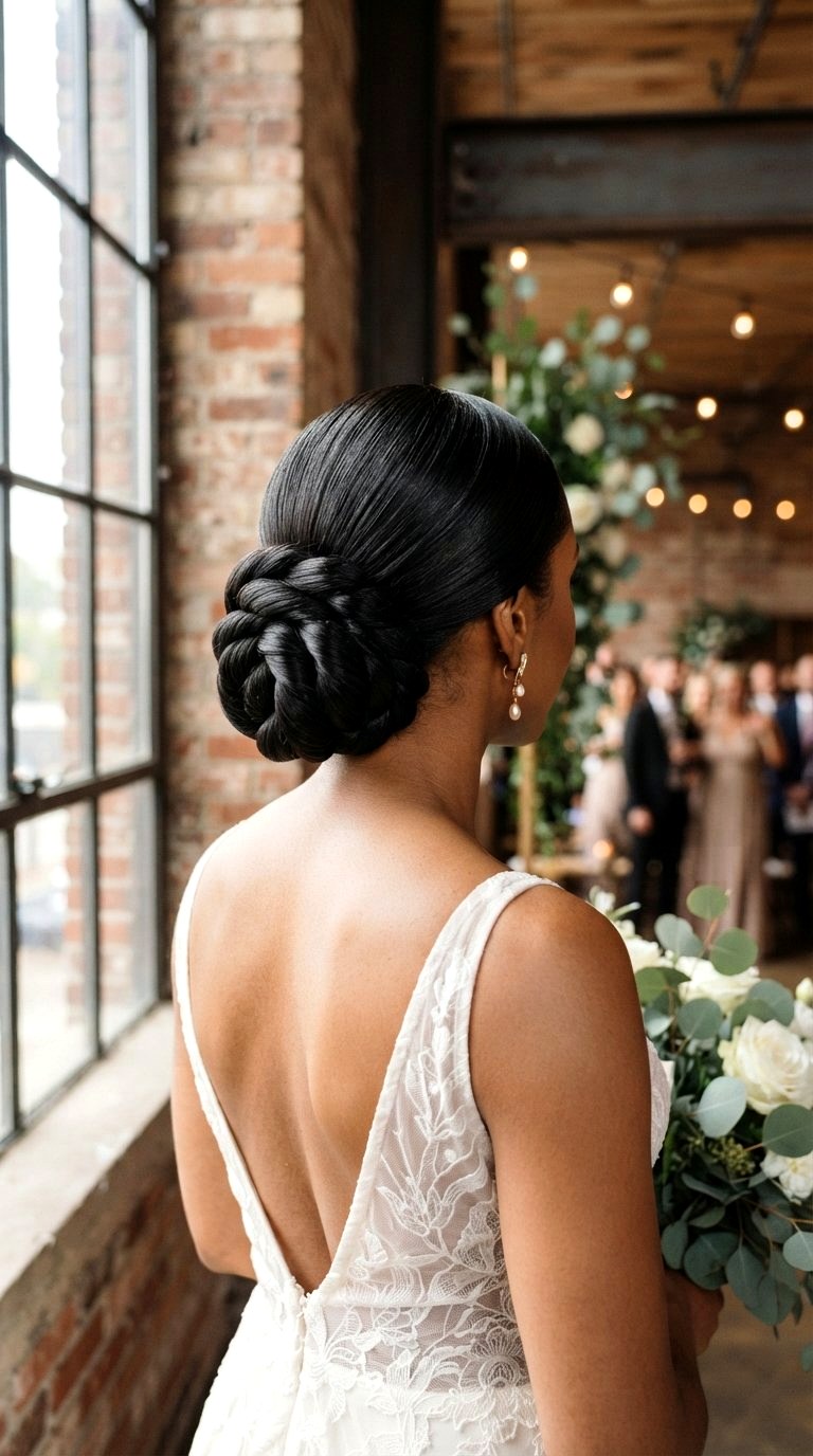 Refined Twisted Low Bun - 20 low bun hairstyles ideas