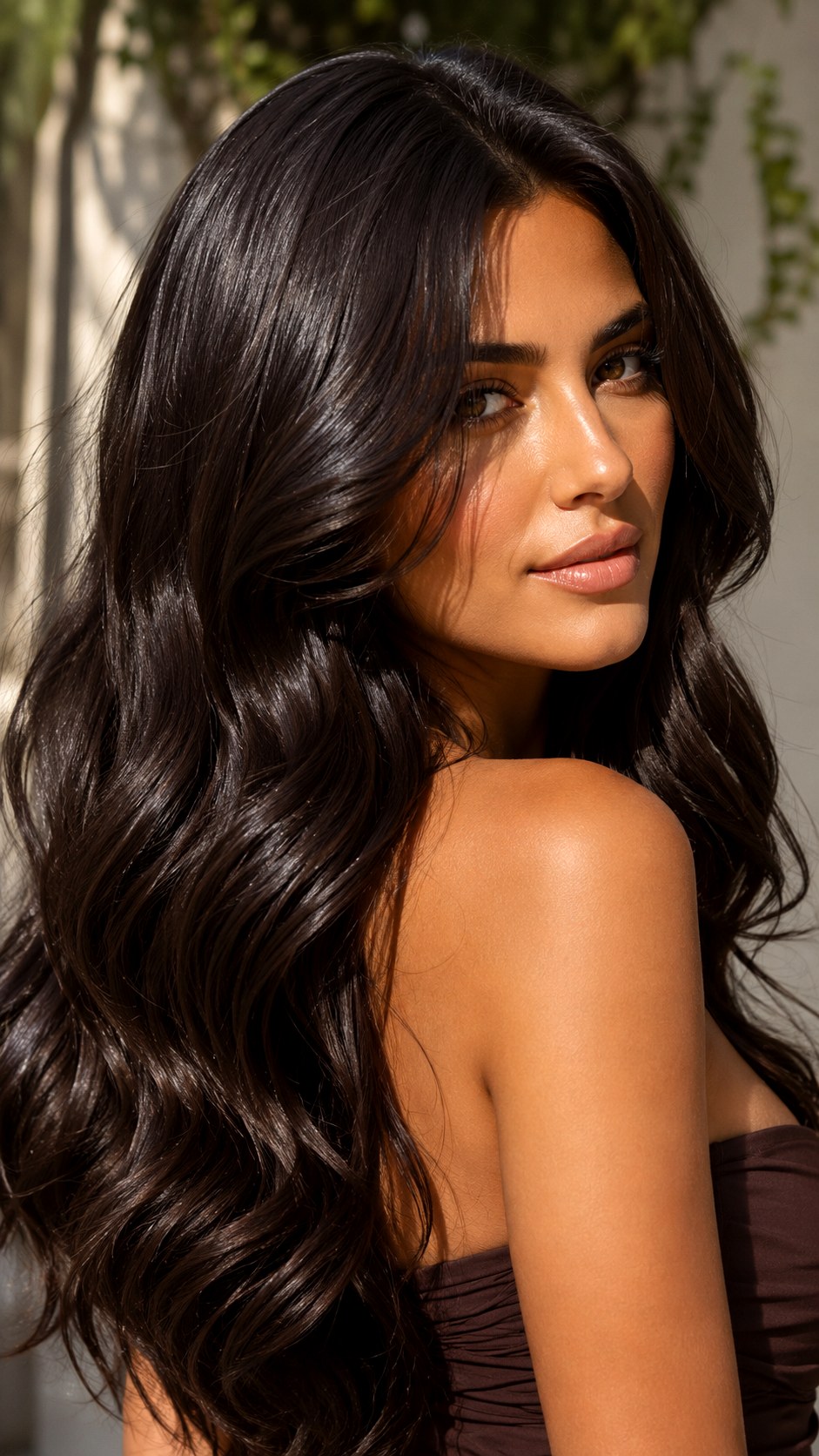 Rich Espresso Brown Mane - 23 Hair Color Ideas for Olive Skin