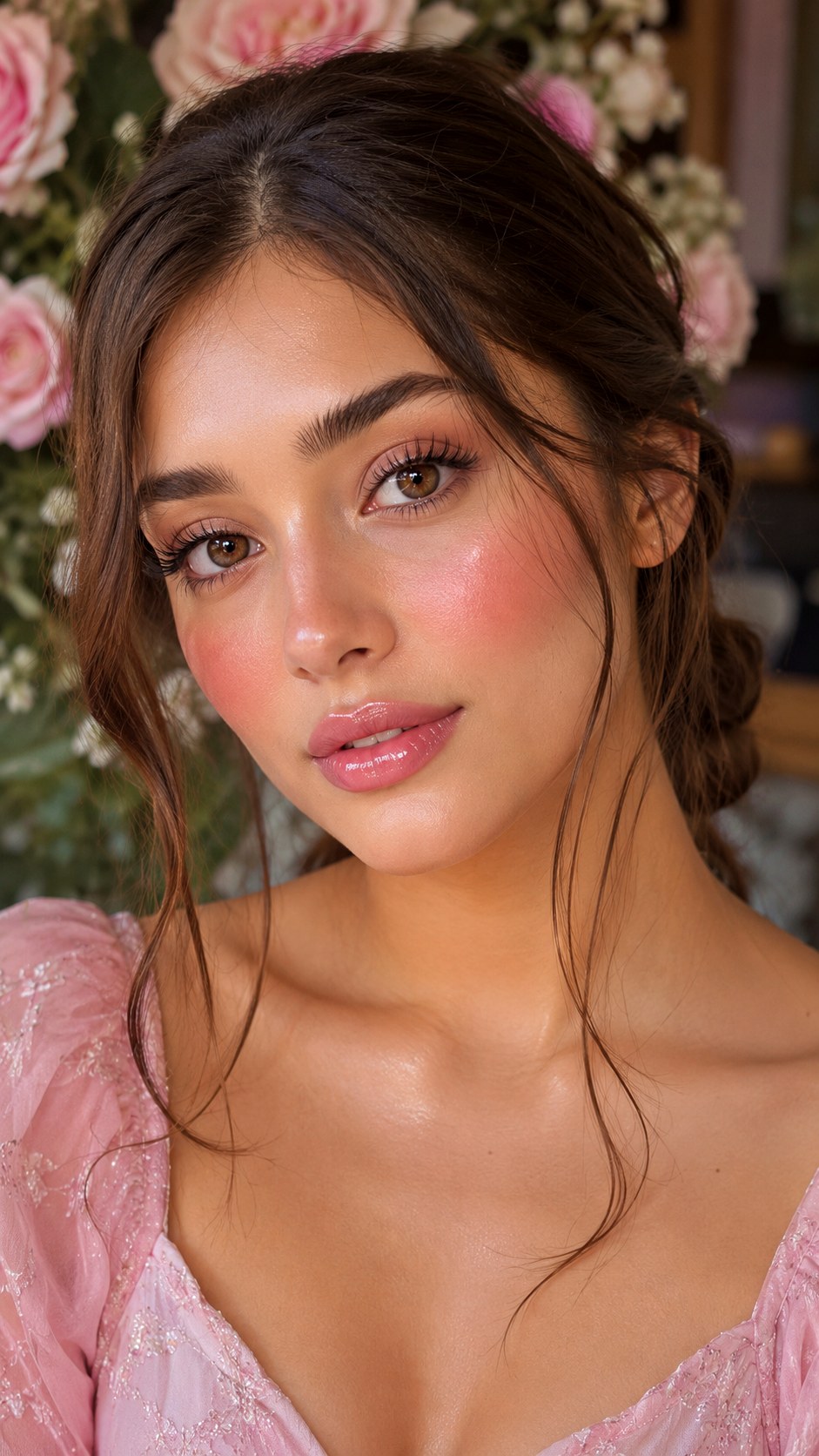 Romantic Rosy Evening Date Flush - 25 Jelly Blush Makeup Ideas