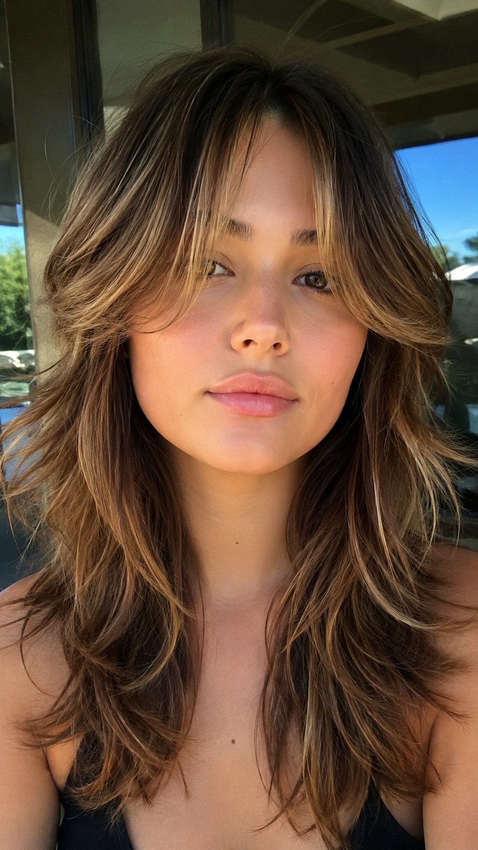 Round Face Framing Wolf Cut - 25 long wolf cut hairstyle ideas