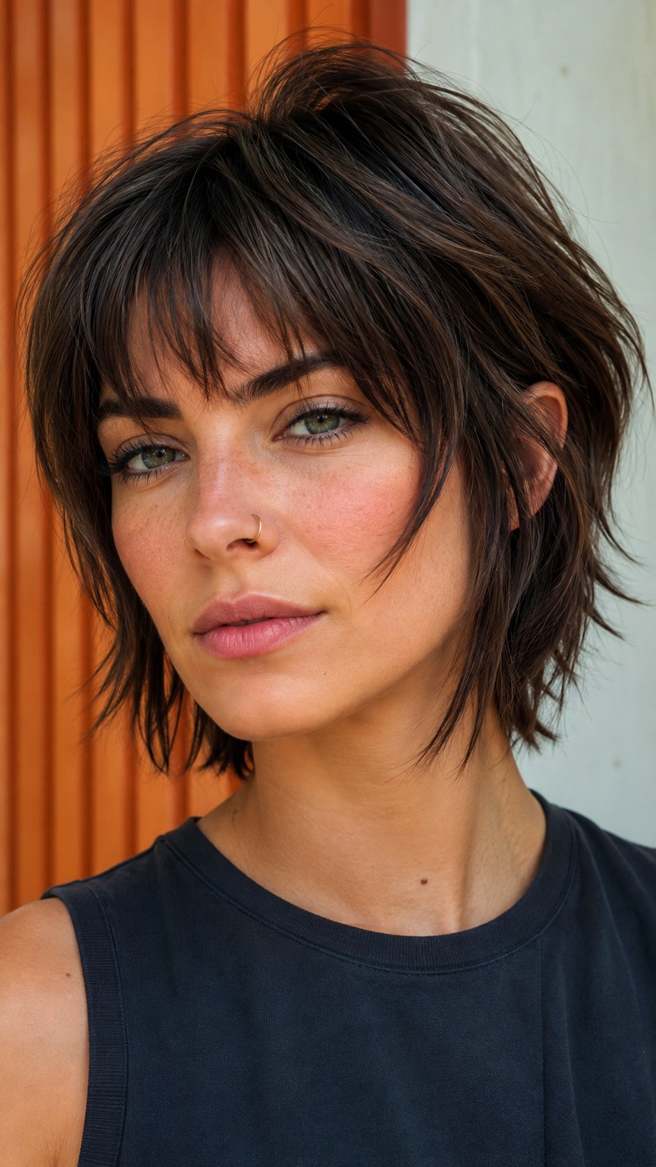 Short Sliced Wolf Cut Bob - 25 long wolf cut hairstyle ideas