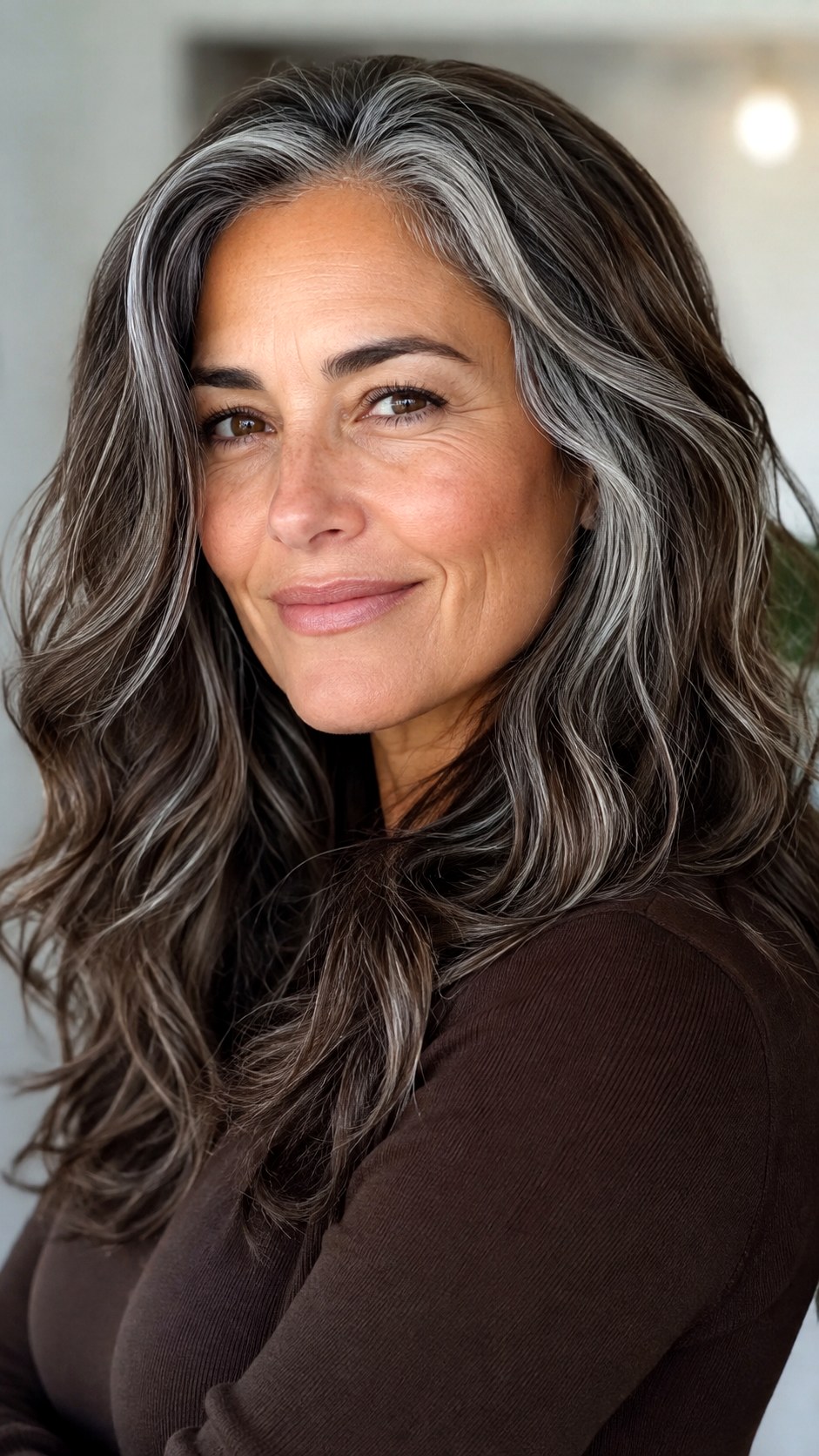 Silver Fox Blend - 22 Rich Chocolate Brown Hair Ideas