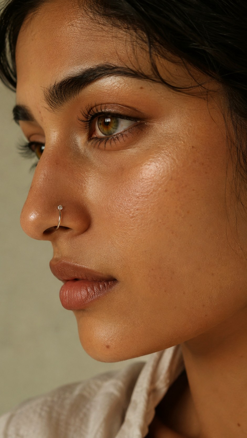 Silver nose rings for olive skin - 23 silver jewelry skin tone ideas