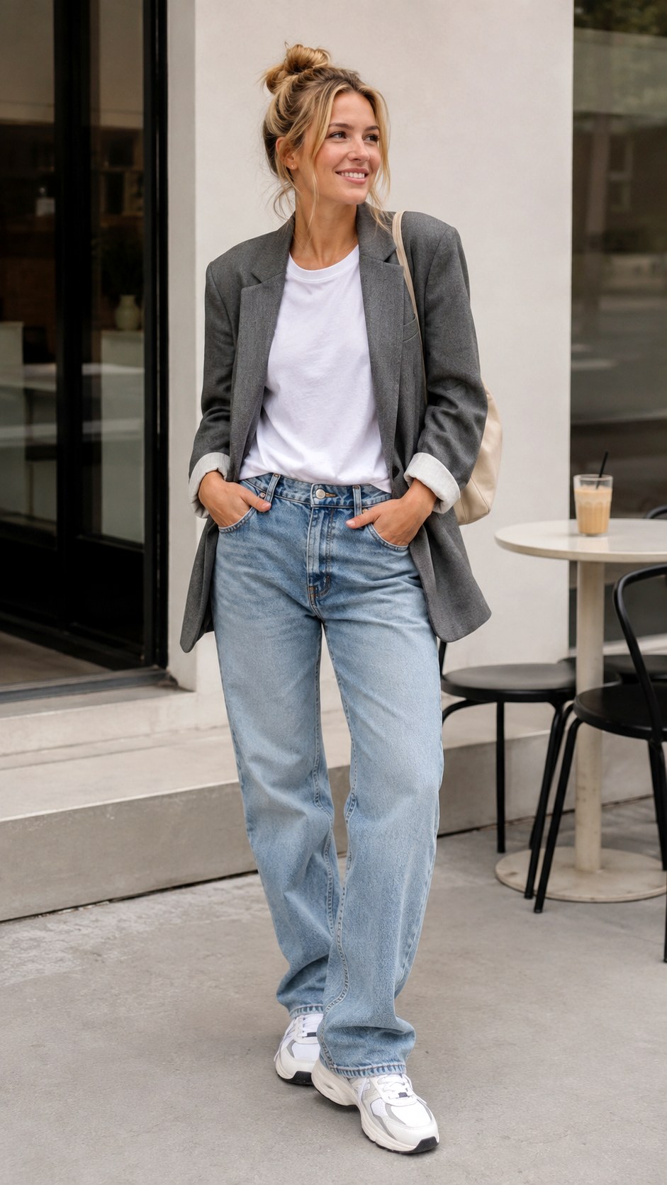 Slouchy Straight Senior Jean Ideas - 25 senior jean outfit ideas
