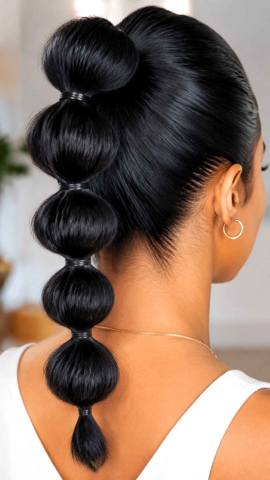 Smooth Bubble Ponytail Updo Variation - 24 classy updo hairstyles ideas