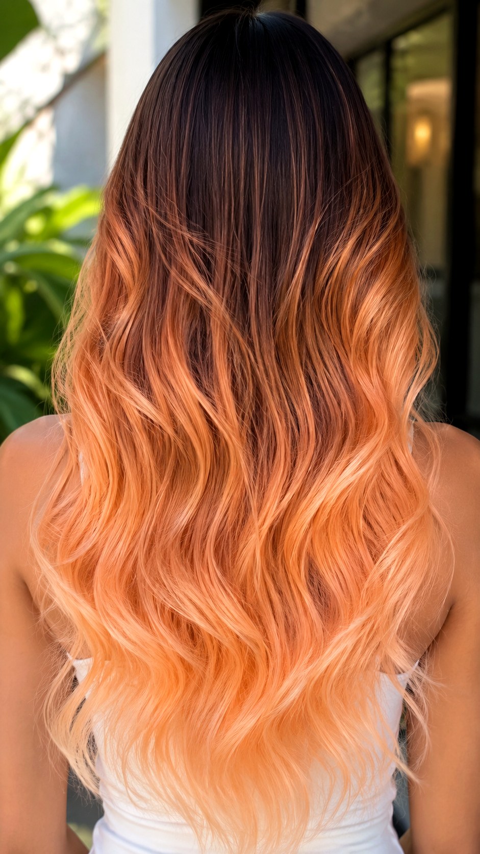 Soft Apricot Ombre Fade Down - 25 Golden Apricot Hair Color Ideas