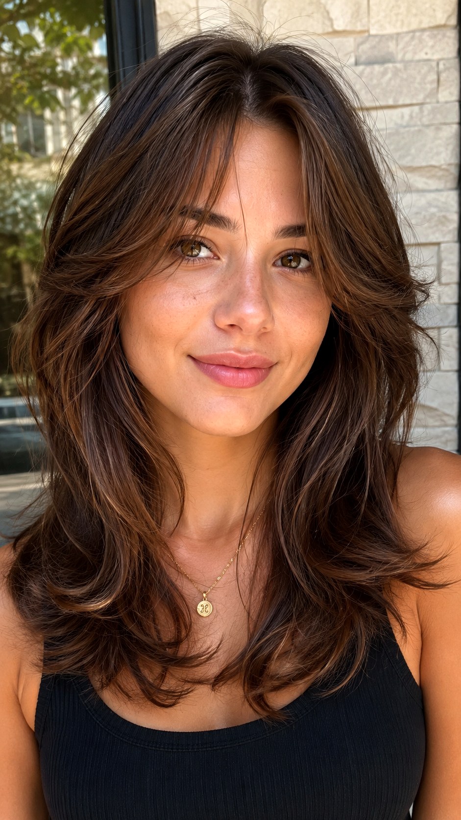 Soft Wolf Cut Curtain Bangs - 24 soft wolf cut hairstyle ideas