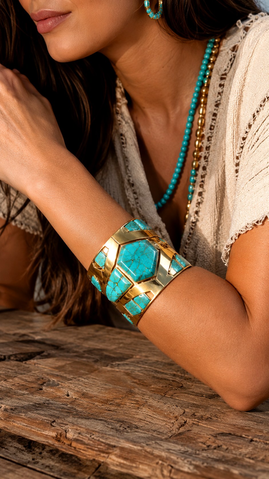 Southwest Turquoise and Gold - 21 jewelry inspo gold ideas