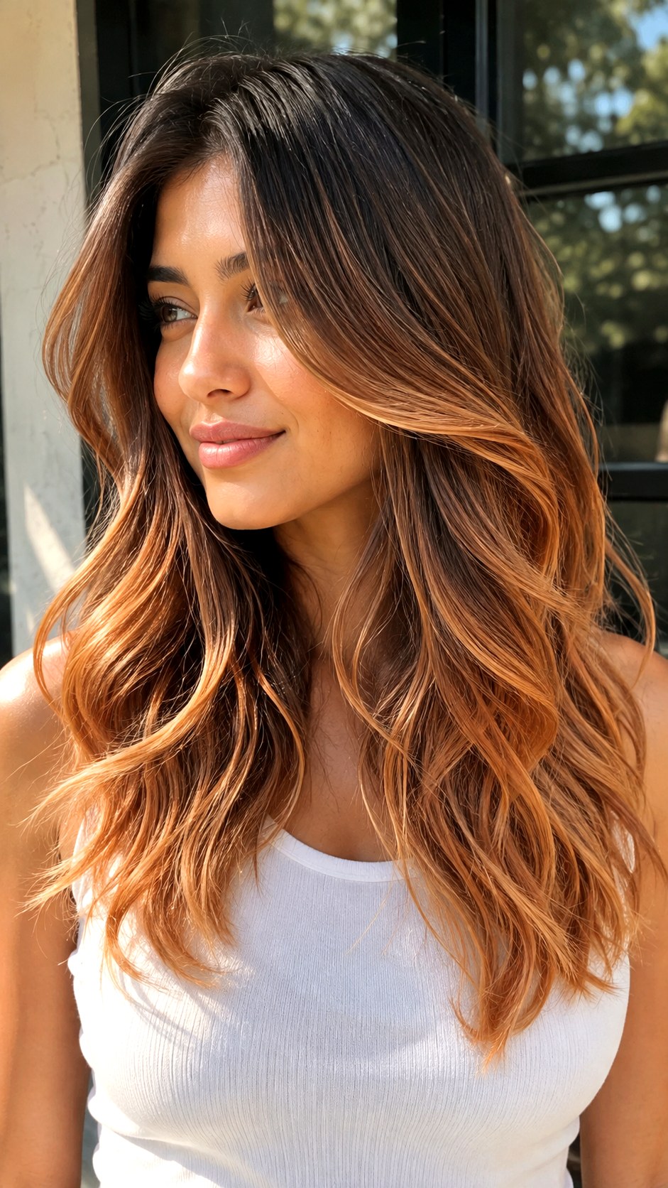 Subtle Apricot Balayage for Everyday Wear - 25 Golden Apricot Hair Color Ideas
