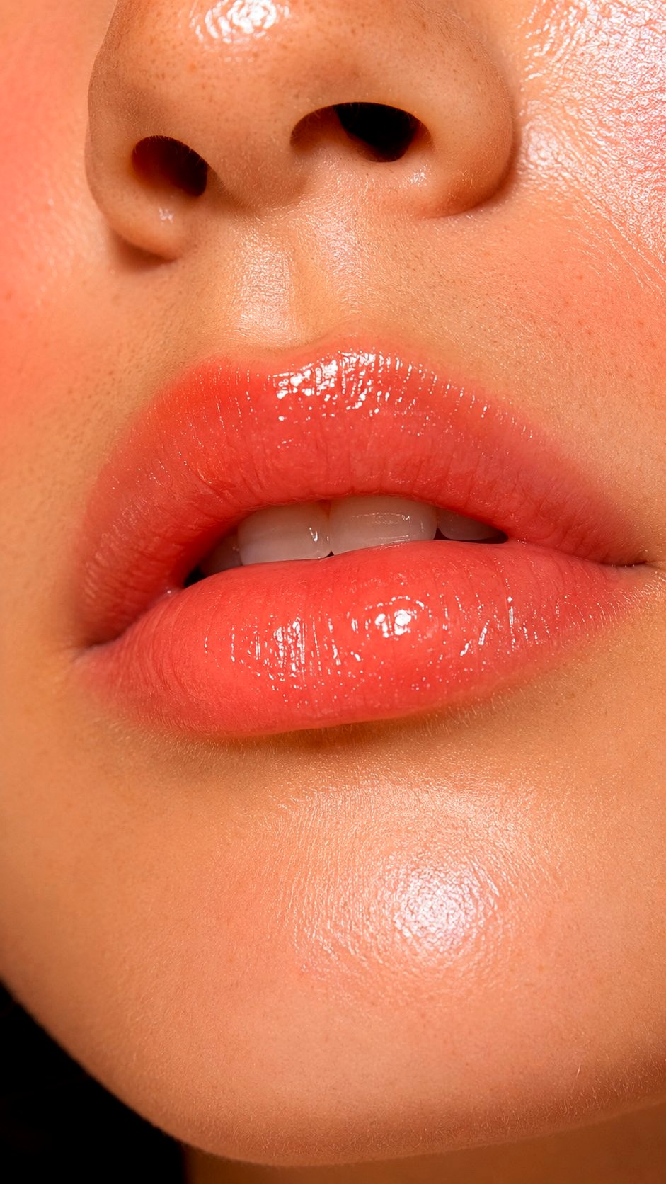 Sunburned Peach Blush Lips - 20 Summer Trendy Lip Combo Ideas
