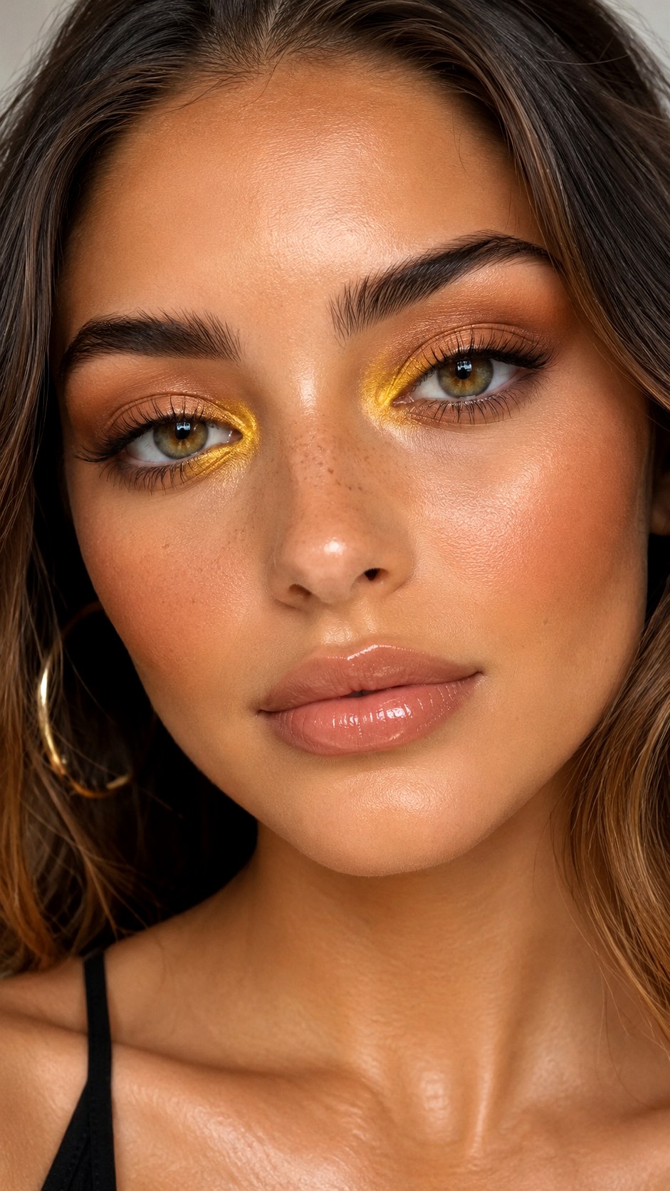 Sunflower Yellow Inner Corners - 24 Summer Eye Makeup Looks