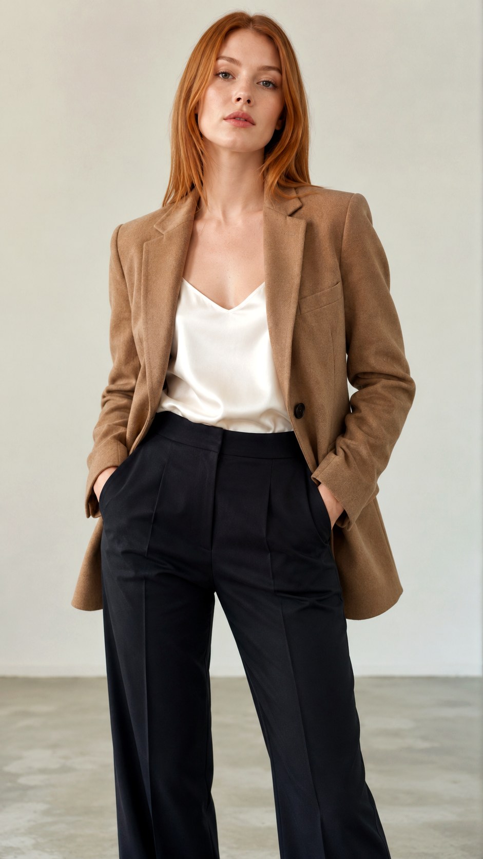 Tailored Wool Blazer Elegance - 24 italian fashion Looks