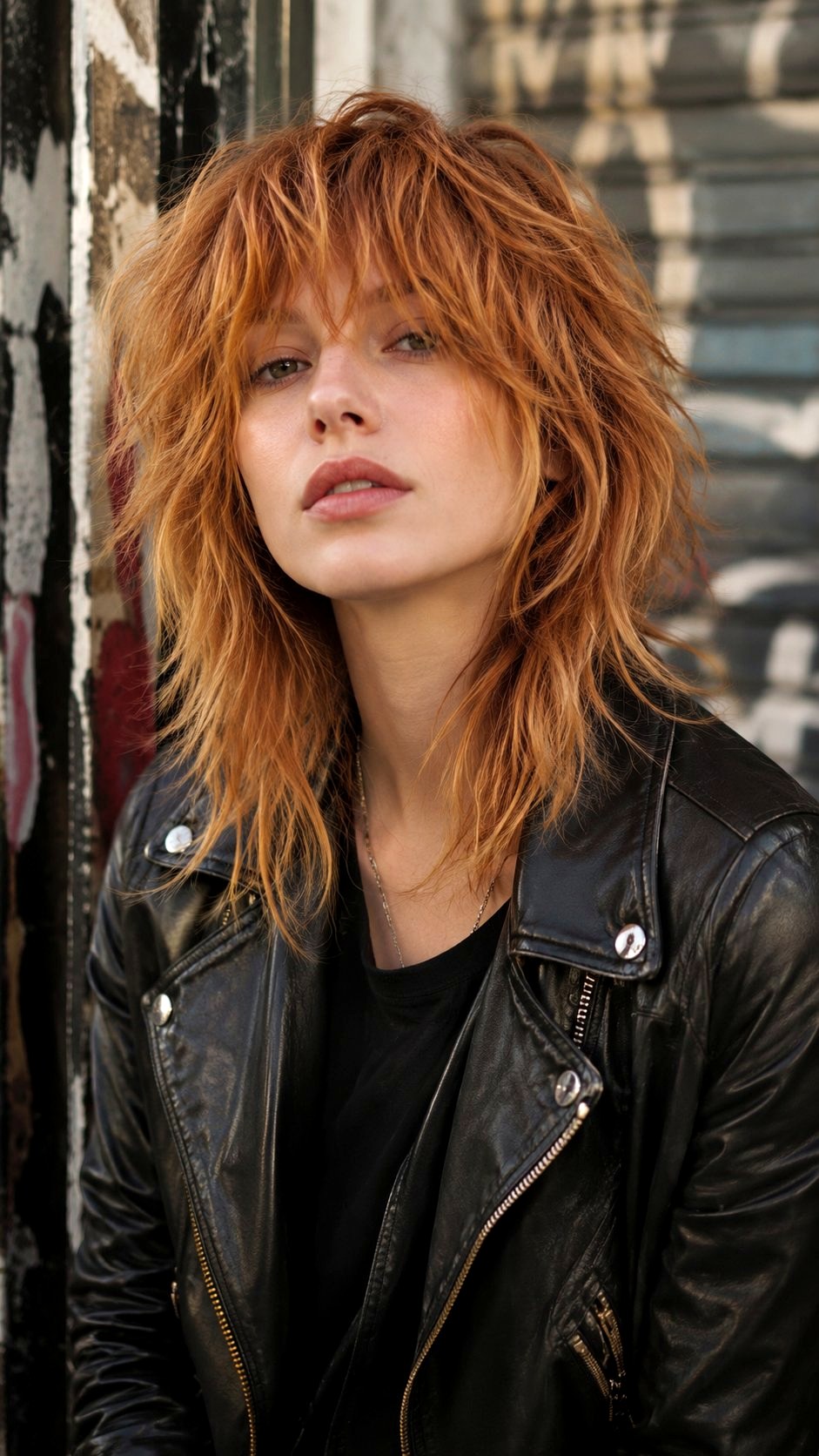 Textured Strawberry Blonde Shag Cut - 24 Strawberry Blonde Hair Ideas