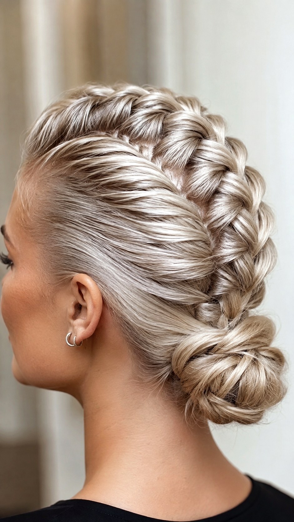 The Modern Mohawk Braid Updo Style - 24 classy updo hairstyles ideas