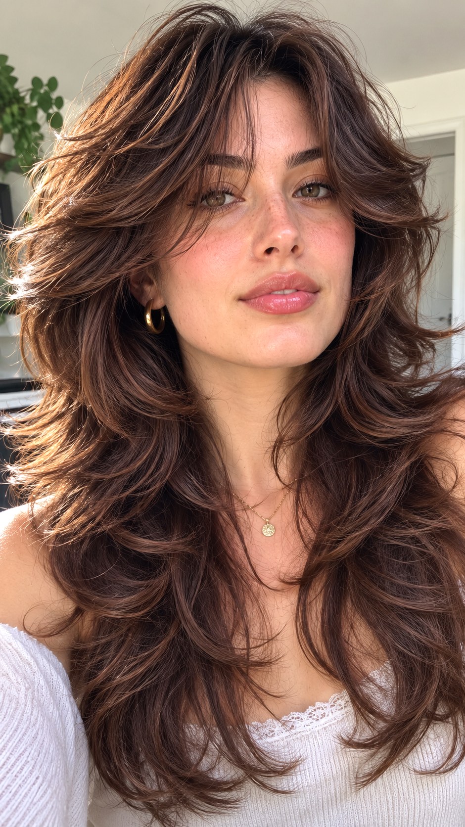 Thick Hair Layered Wolf Cut - 25 long wolf cut hairstyle ideas