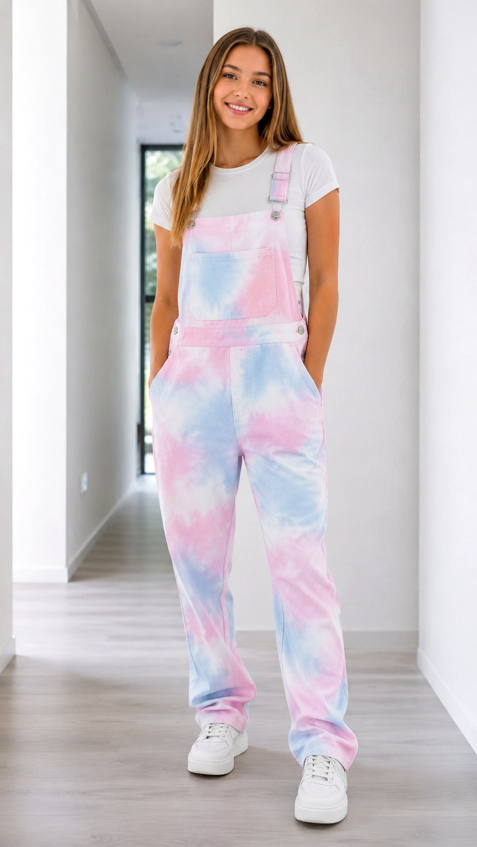 Tie Dye Cotton Homecoming Overall Outfit - 24 homecoming overall outfit ideas