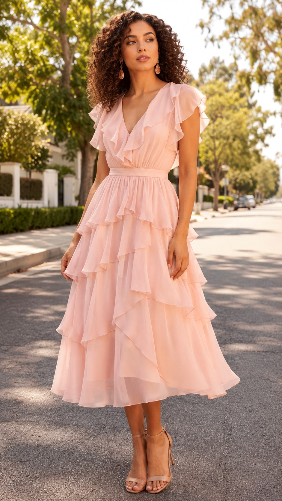 Tiered Ruffle Opera Outfit - 20 opera outfit ideas