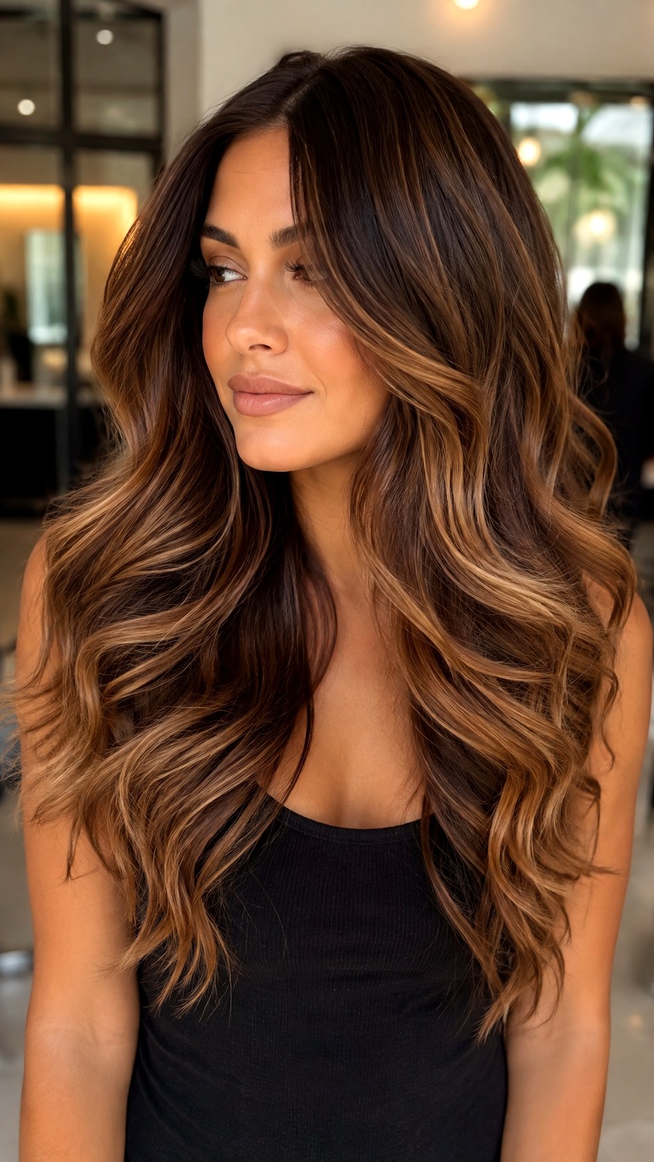 Tortoiseshell Brown Multidimensional Color Melt - 24 Brunette Hair Color Ideas