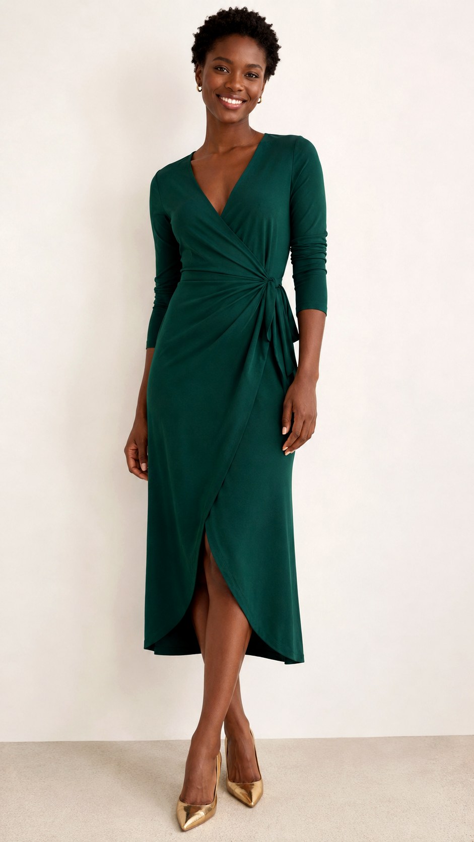 V Neck Wrap Opera Outfit - 20 opera outfit ideas