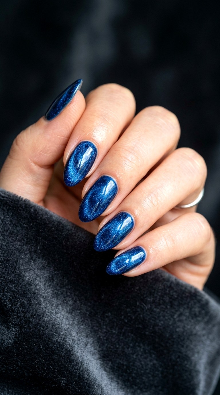 Velvet Magnetic Nail Art - 23 Trendy Nail Designs