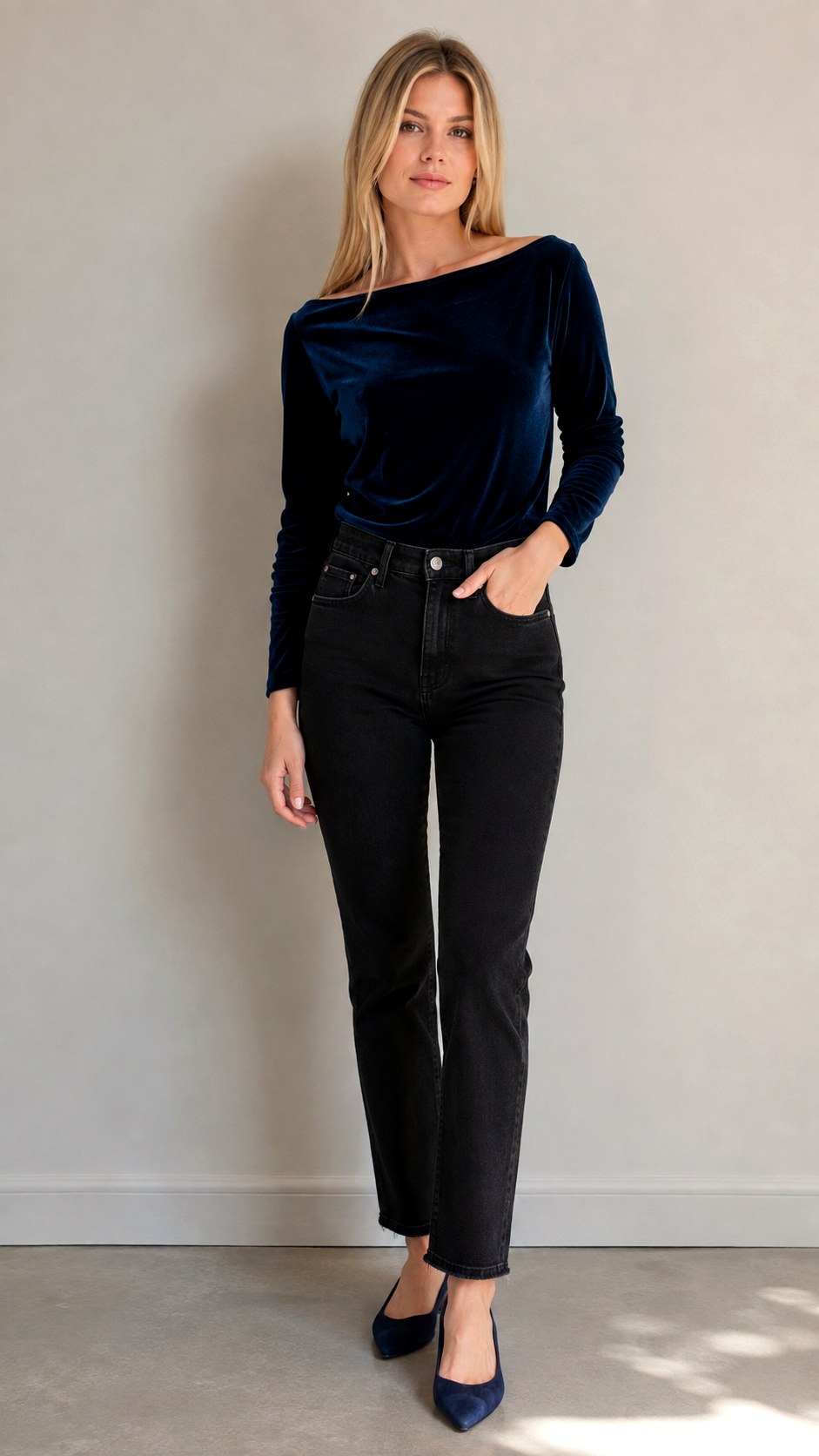 Velvet Top Hoco Jean Outfit - 25 hoco jean outfit ideas