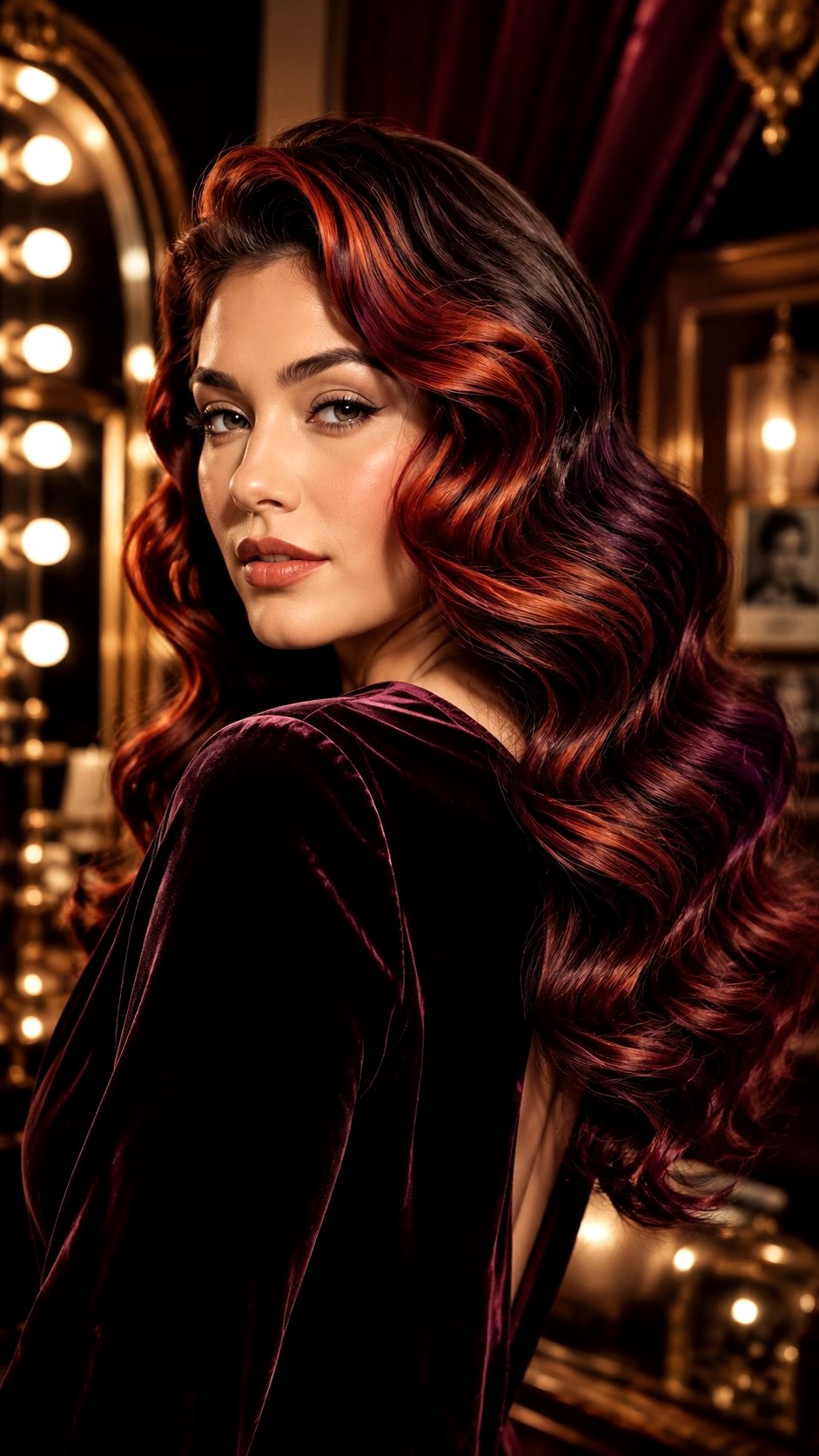 Velvet Waves Luxury - 21 Copper Red Hair Color Ideas