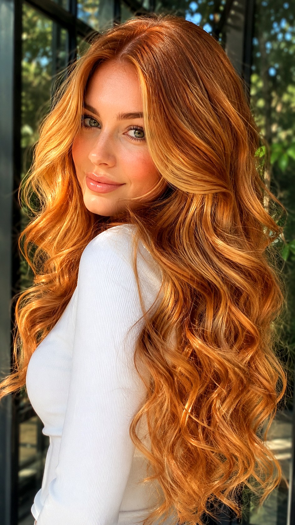 Vibrant Copper Honey Blonde Blend - 24 Honey Blonde Hair Color Ideas