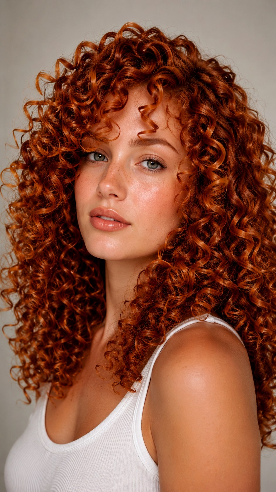 Vibrant Copper Penny Ringlets Color - 25 Curly Hair Color Ideas
