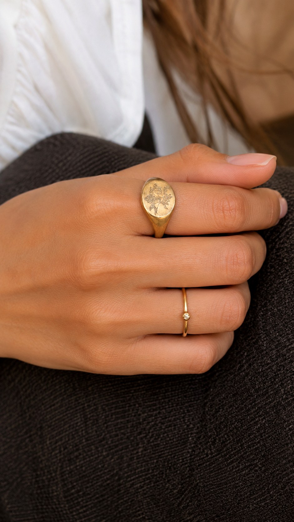 Vintage Inspired Signet Rings - 21 jewelry inspo gold ideas