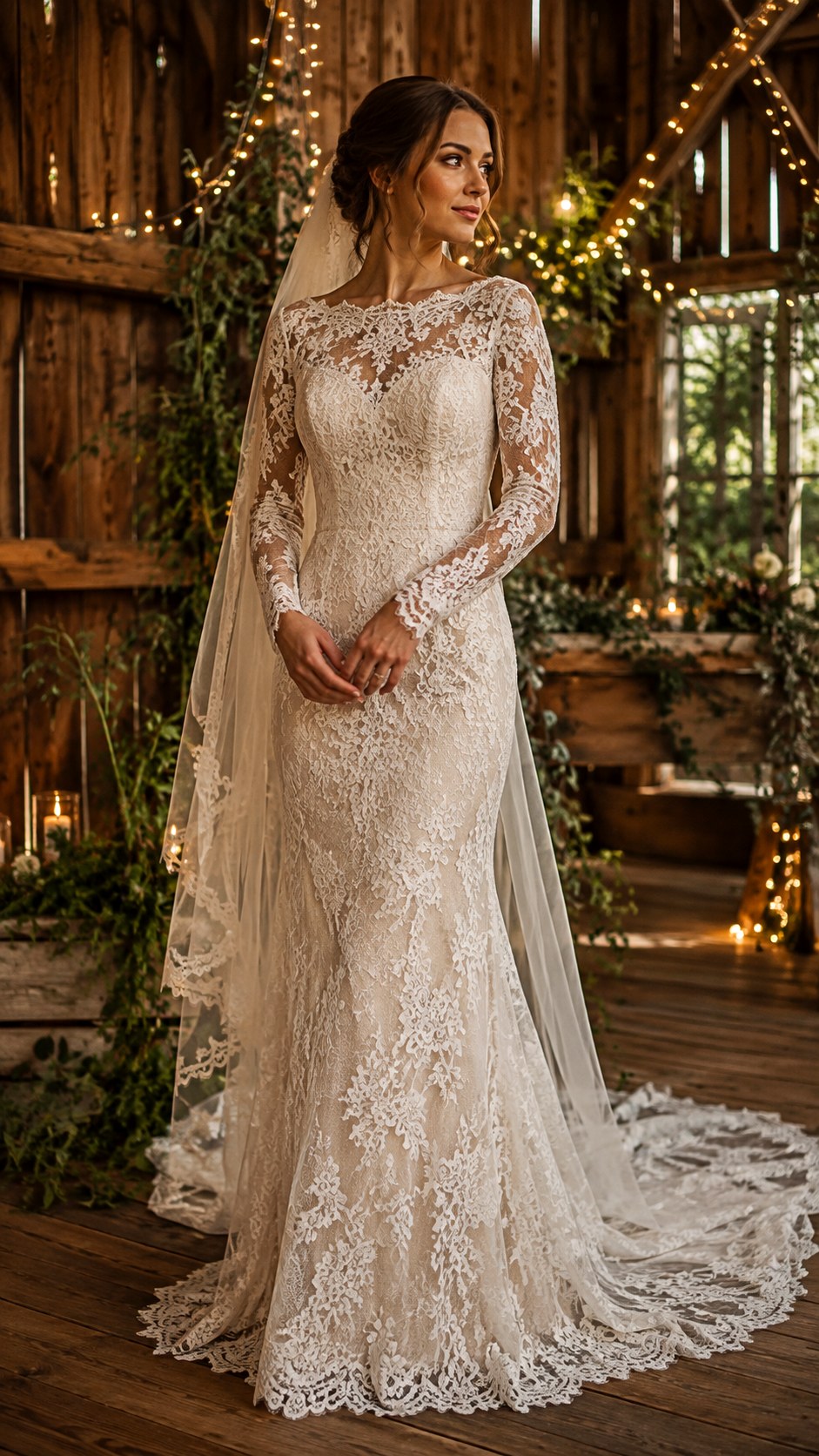 Vintage Lace Bridal Gowns - 22 Dream Wedding Dresses Ideas