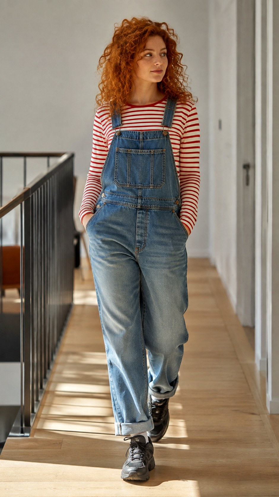 Vintage Wash Spirit Overalls Look - 21 school spirit overall outfit ideas