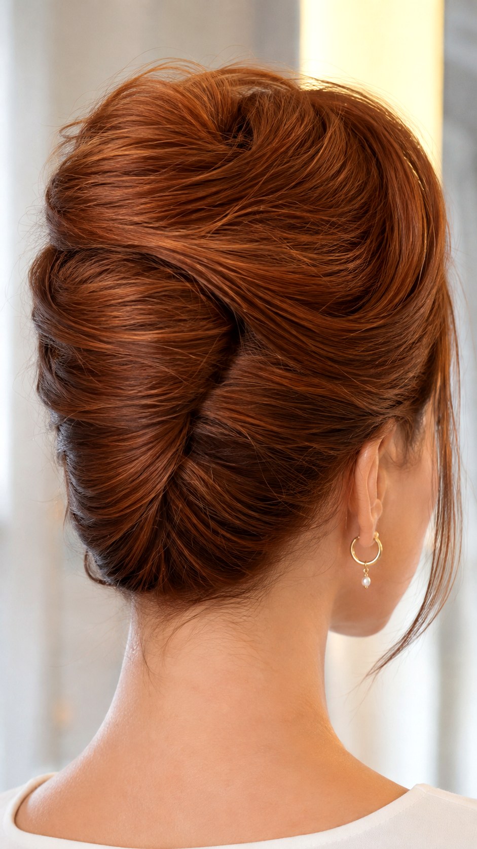Voluminous French Twist Revival - 24 classy updo hairstyles ideas