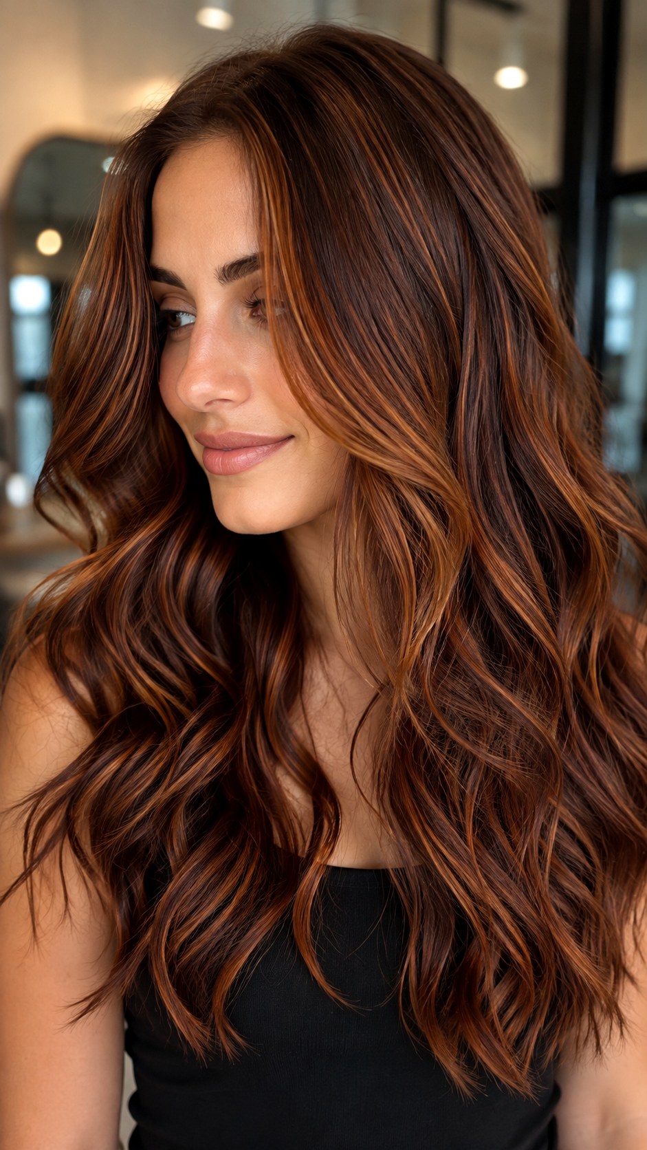 Warm Cinnamon Swirl Dimensional Brown - 24 Brunette Hair Color Ideas