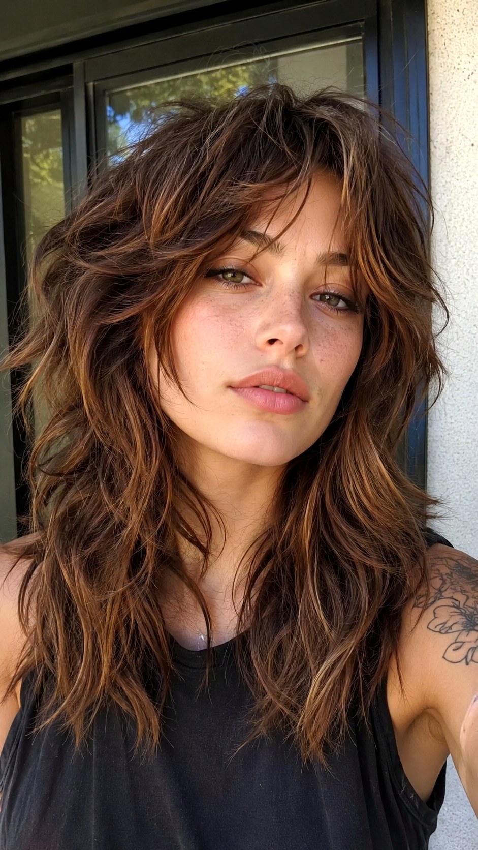 Wavy Grunge Wolf Haircut - 21 unstyled wolf cut hairstyle ideas