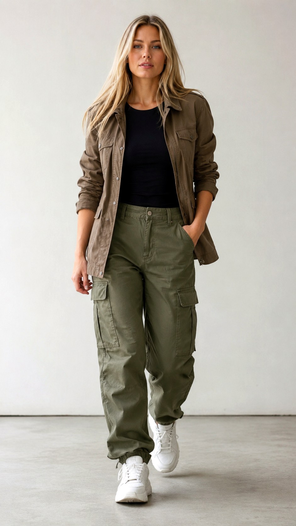 Weekend Cargo Pants Field Jacket - 25 field jacket outfit ideas