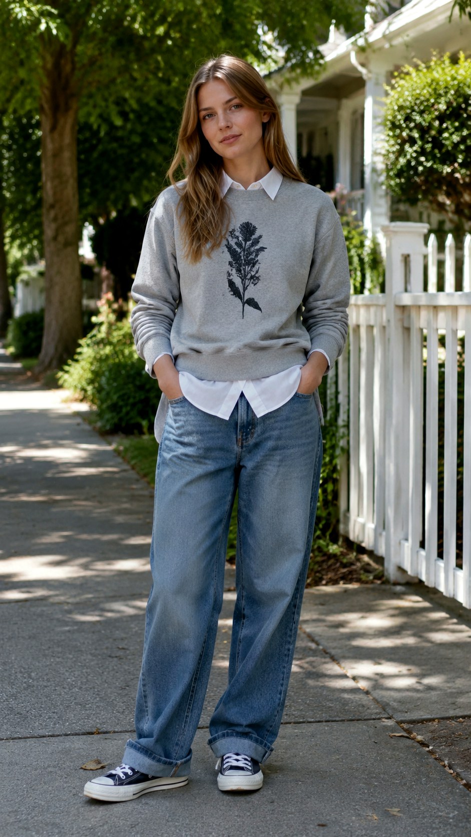 Weekend Sweatshirt Jean OOTD - 22 jean ootd outfit ideas