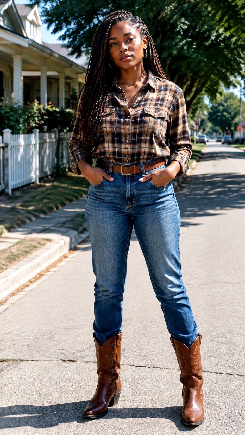 Western Cowboy Jean OOTD Ideas - 22 jean ootd outfit ideas
