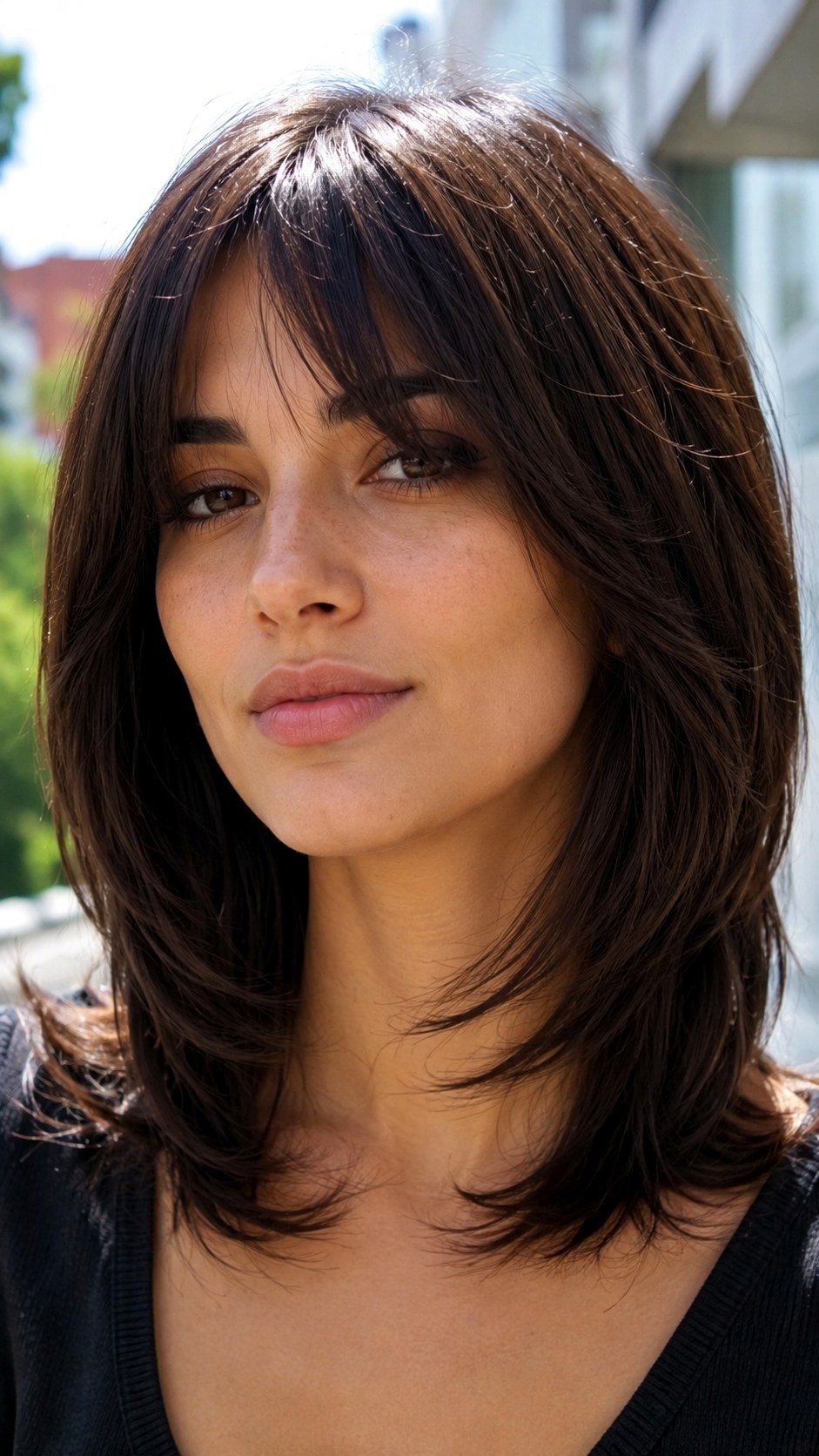 Wolf Cut With Rounded Ends - 20 straight wolf cut hairstyle ideas