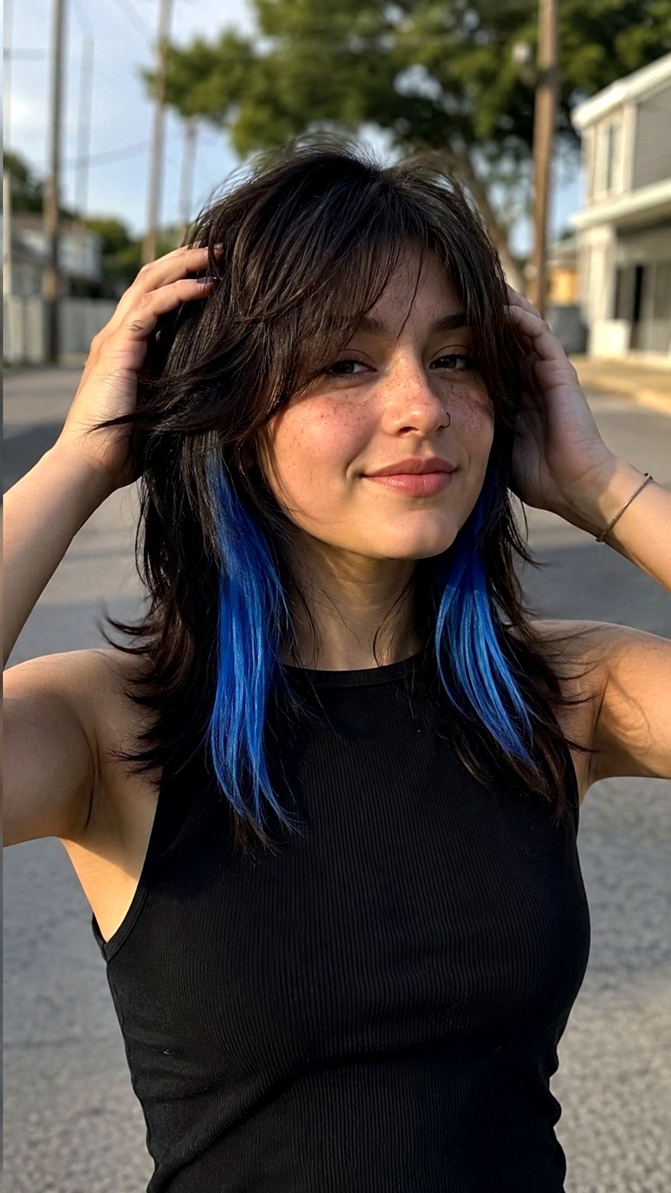 Wolf Cut With Underlights - 20 straight wolf cut hairstyle ideas