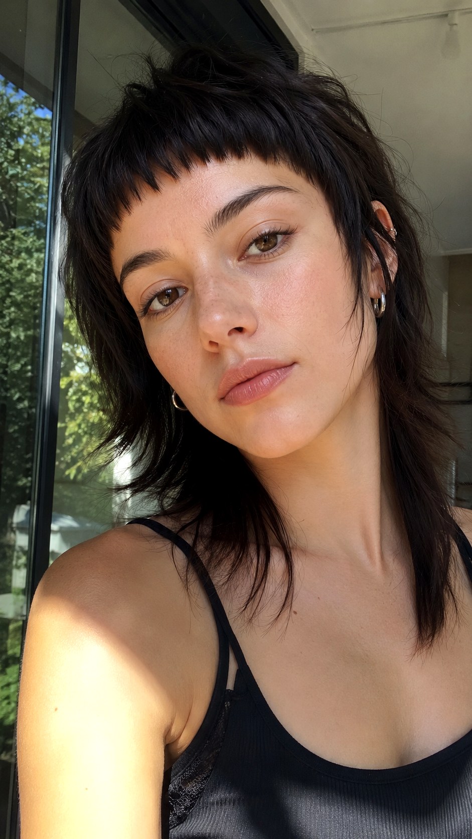 Wolf Cut with micro bangs - 23 short wolf cut hairstyle ideas