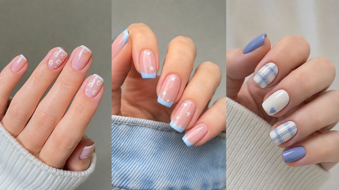 cute school nail art ideas